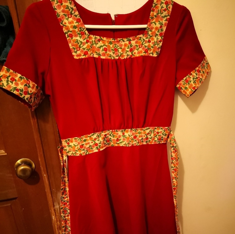 Red dress